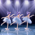 1tk, Mini Ballet Tantsijanna Kook Kaunistused Figuriin Muinasjutu Aia Tarvikud., BM185-Purpurinė