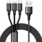 42 0.8mm T&auml;isvalegene Mitmeotstarbeline USB Laadimiskaabel, Juoda