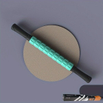 Varustuse Massaažikepp Jooga S&uuml;gav Lihaste L&otilde;&otilde;gastav Fascia Rull., Žalias