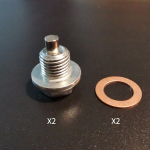 M14x1.5mm Magnetiline &Otilde;li Karteri Pistik Tihendiga, 2vnt magnetinis ki&scaron;tukas + 2vnt tarpiklis