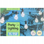 LED FLAMES LARGE 5.5m 10 BALLS HOME GARDEN AND TARAS LIGHTING