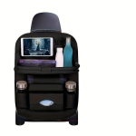 Mitmek&uuml;lgne Autoistme Seljatoe Korraldaja - Ruumi S&auml;&auml;stev Rippuv Hoidik PVC Kunstnahast Toidukaupade Ja Tarvikute Jaoks, Juoda