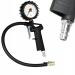 Pneumaatiline p&uuml;stol &ndash; Manomeeter 0&ndash;16 Bar, Alumiiniumkorpus, Vooliku pikkus 35 cm