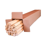 &Uuml;mmargused puidust pulgad l&auml;bim&otilde;&otilde;duga