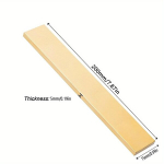 Puhas messingist lamedad vardaplaadid - 200mm pikkus., 5x15x200 mm