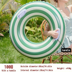 Ujumisr&otilde;ngas Retro PVC, 100 žalia su rankena