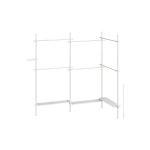 Riidepuust riidepuu, SONGMICS, 33,5 x (240-353) x (208-310) cm, mattvalge.