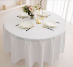 Valge &uuml;mmargune laudlina WinderHome, 178 cm