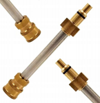 Asendusosa survepesuri Lavor jaoks &ndash; Messingist ja terasest, Kiir&uuml;hendus 1/4", Pikkus 16 cm