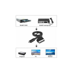 Nutiteler ja tarvik Scart-HDMI heli-videoadapter HDTV/DVD/digiboksi/PS3/PAL/NTSC jaoks &ndash; muundur, HDMI Scart-adapter