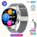 Paearofero Nutikas Kell 4 Pro - Puutetundlik Fitnessi J&auml;lgija NFC-ga variant-101418, Sidabrinis tinklinis krep&scaron;ys