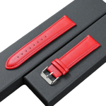 1tk Ehtne Nahk Lehmarihm Samsungile, Huaweile, Casiole, Seikole, ASUSle, Fitbitle, Noisele. variant-101608, Raudona