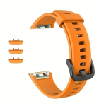 Spordi silikoonist rihm Huawei Band 6 jaoks. variant-102854, Oranžinė
