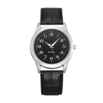 Meeste Naharist Kvarts K&auml;ekell Mood Kingitus. variant-102978, Black Tarp Black Dial