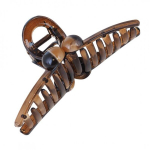 Juukseklamber XL 12x5 cm pruun SP353