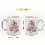 [Isikup&auml;rastatud] 1tk, 330ml, Kruus Kirjadega, Sisesta Oma Nimi, H+Vardas