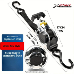 Xiangle Automaatne Tagasit&otilde;mmatav Pinges Sidumisrihm Pol&uuml;esteriga, Balto cinko stilius