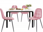 S&ouml;&ouml;gitoam&ouml;&ouml;bli komplekt Notio Living Silva 120/Lina, roosa