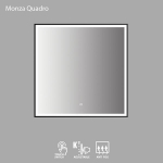 Peegel LED Monza Quadro, 80x80