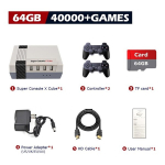KINHANK Super Console X Cube Retro videom&auml;ngukonsooli tugi 60 000 m&auml;ngu PS1/PSP/DC/MAME/Arcade HD-v&auml;ljundiga kingitus lastele