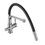 K&ouml;&ouml;gisegisti kolmesuunaline veefiltrile kraan Granitan Malta, kroom