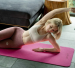 DrFit TPE joogamatt pilateseks, fitnessiks ja treeninguteks, libisemiskindel