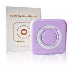 Mini Tasku Printer: Juhtmevaba BT, Termoprinter Fotodele ja Siltidele