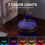 300ml Puidumustriga Ultraheli Niisutaja USB Toitega