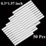 30/50/100 Niisuti Puuvill Refill Kaasaskantavad Filtrid Asendust&uuml;kid., 0,76*3,99 cm