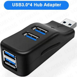 4 pordi HUB adapter 5Gbps kiirus andmejaotur, 4 USB 3.0