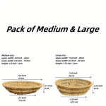 2tk Erineva Suurusega Vitstest Saiakorv Punutud Korvid