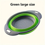 Kokkupandav K&ouml;&ouml;giviljade Pesukorv, Kokkupandav Veefilter Korv, Žalias didelis dydis 1vnt