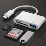 Mitmefunktsionaalne Kaardilugeja Type C SD Kaart OTG USB Kaabel Adapter.