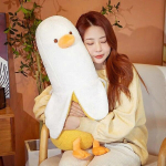 Ig Kawaii M&uuml;&uuml;b H&auml;sti Banaanparti Pl&uuml;&uuml;sis M&auml;nguasju, Puuvillased Multikad 50-120 Cm Magamispadi Kodu Diivanvoodi Kaunistus T&uuml;drukutele Kingitused_white 50cm 1