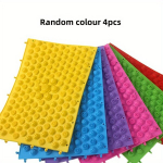 4tk Shiatsu jalamassaaži komplekt, Vastupidav reflektoorsed massaažiplaadid