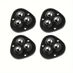 4/8/12tk Kodukasutus Liimiga Spinner Rattad, Kodutarbed, Juoda