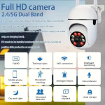 5G Topelt-kaamera HD WiFi Kaamera, 360&deg; Panoraamvaade, Inimeste Tuvastamine.
