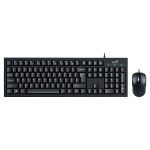 Klaviatuuri ja optilise hiire komplekt Genius KM-100SE, must