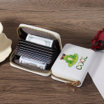 Lahe Konnamustriga Krediitkaardihoidja V&auml;ike Visiitkaarditasku Naistele V&otilde;i Meestele variant-28610