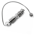 Universaalne Vask Metallist Pendel Tervendamiseks ja Reiki variant-63502, Galvanizuotas chromas
