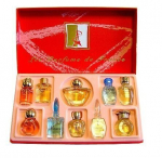 Komplekt Charrier Parfums "Les Parfums de France EDP" naistele, 10 tk, 46,3 ml