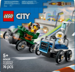 LEGO City 60459 V&otilde;idus&otilde;idukite komplekt: lennuk versus haigla voodi - M&auml;nguasi alates 5. eluaastast