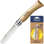Opinel kokkupandav nuga Inox Nr. 7 My First lastele, loomulik [001972]