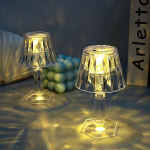 1tk Loominguline Kristall V&auml;ike Laualamp, Mini LED &Ouml;&ouml;lamp., WM2208