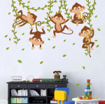 Seinaakna kleebised lastetuppa Ahvid