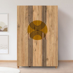 Riidekapp Kalune Design Leva Sun, pruun