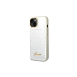 Guess GUHCP14LHGCRHS iPhone 14 Pro 6,1" srebrny|silver hardcase Croco Collection