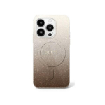 Guess GUHMP16LHGRCELW iPhone 16 Pro 6.3" brązowy|brown hardcase IML Glitter Gradient MagSafe