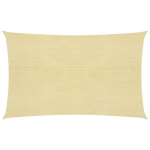 vidaXL p&auml;ikesepuri 160 g/m&sup2; beež 3 x 6 m HDPE