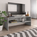 vidaXL telerikapp, betoonhall, 100 x 40 x 40 cm, puitlaastplaat